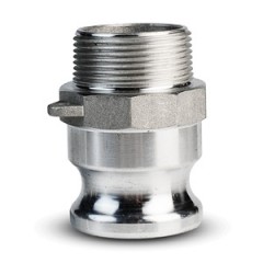 Камлоки алюминиевые серии F (ответная часть с внешней резьбой)